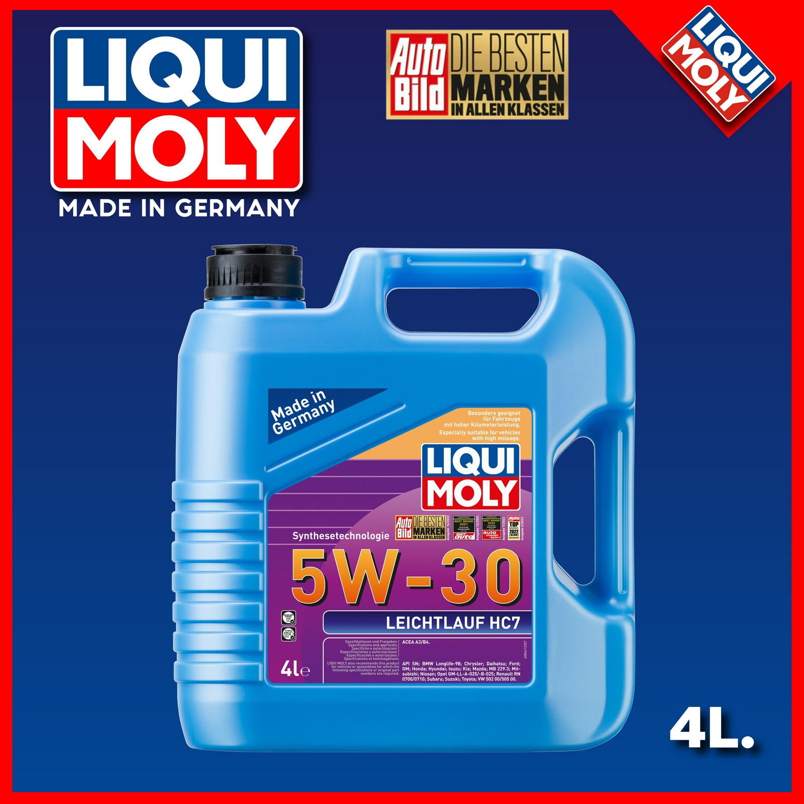Liqui Moly Leichtlauf HC7 5W-30 Motor Yağı 4lt. 8461