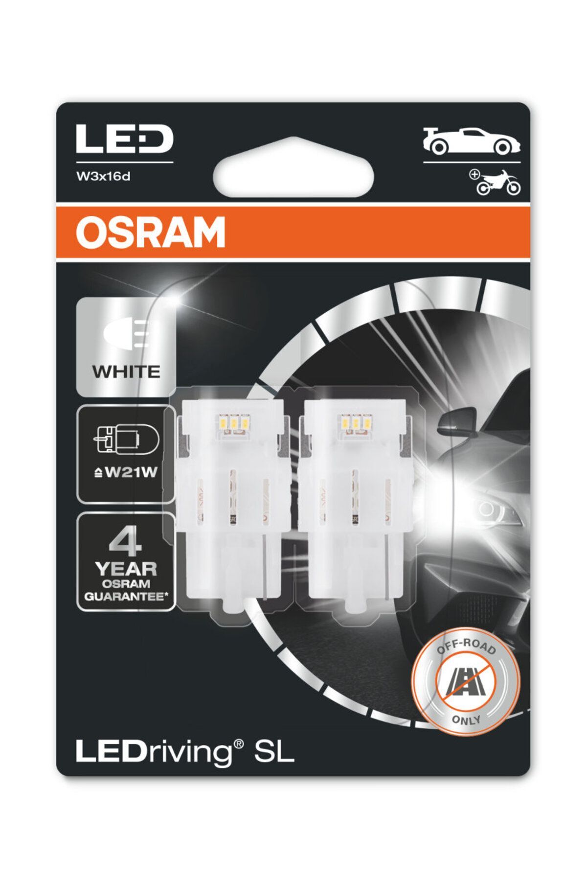 Osram T20 Dipsiz Tek Devreli Beyaz Led Ampul 12v 7505dwp (1 TAKIM-2 ADET)
