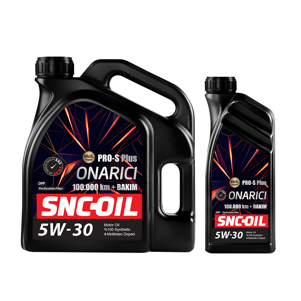 Snc Oil 100.000 Km + Bakım Pro-S Plus Onarıcı DPF 5W-30 Motor Yağı 4+1 Litre
