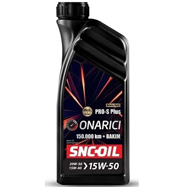 Snc Oil 150.000 Km + Bakım Pro-S Plus Onarıcı Heavy Duty 15W-50 Motor Yağı 1 Litre
