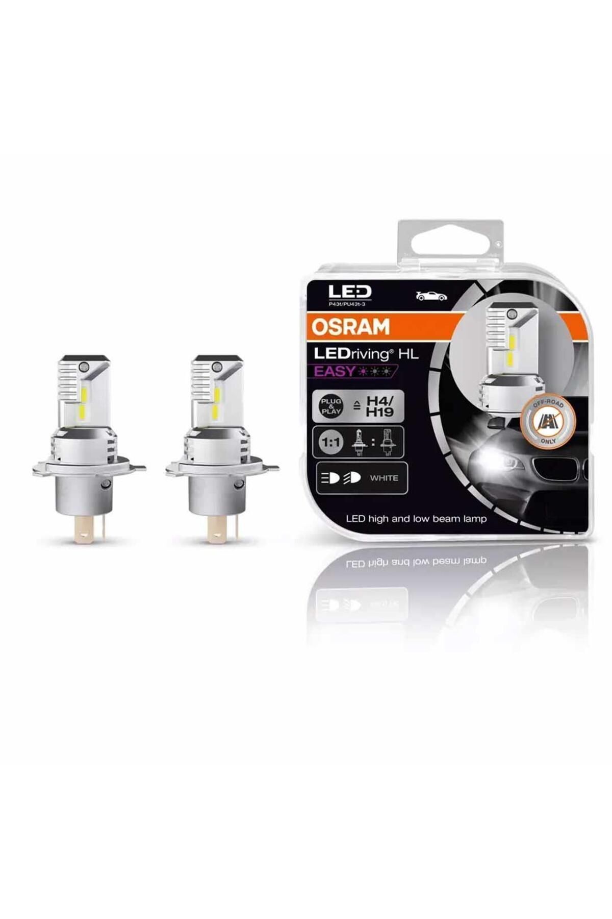 Osram Far Ampulü Led H4/h19 12v P43t Easy Model 64193dwesy