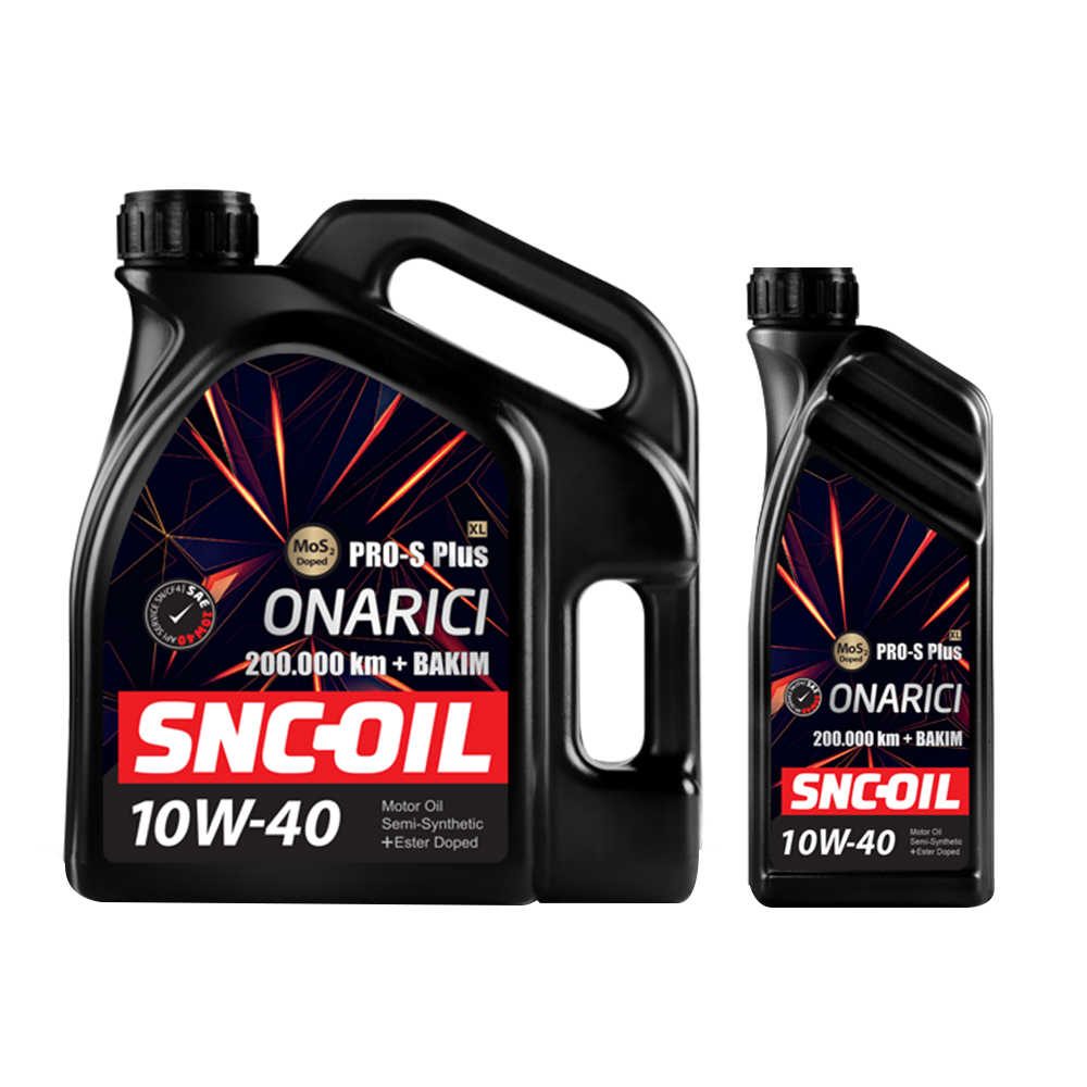 Snc Oil 200.000 Km + Bakım Pro-S Plus XL Onarıcı 10W-40 Motor Yağı 4+1 Litre