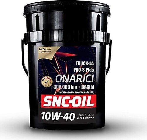 Snc Oil 300.000 Km + Bakım Ağır Ticari Araçlar Pro-S Plus Onarıcı Truck LA 10W/40 Motor Yağı 20 Litre