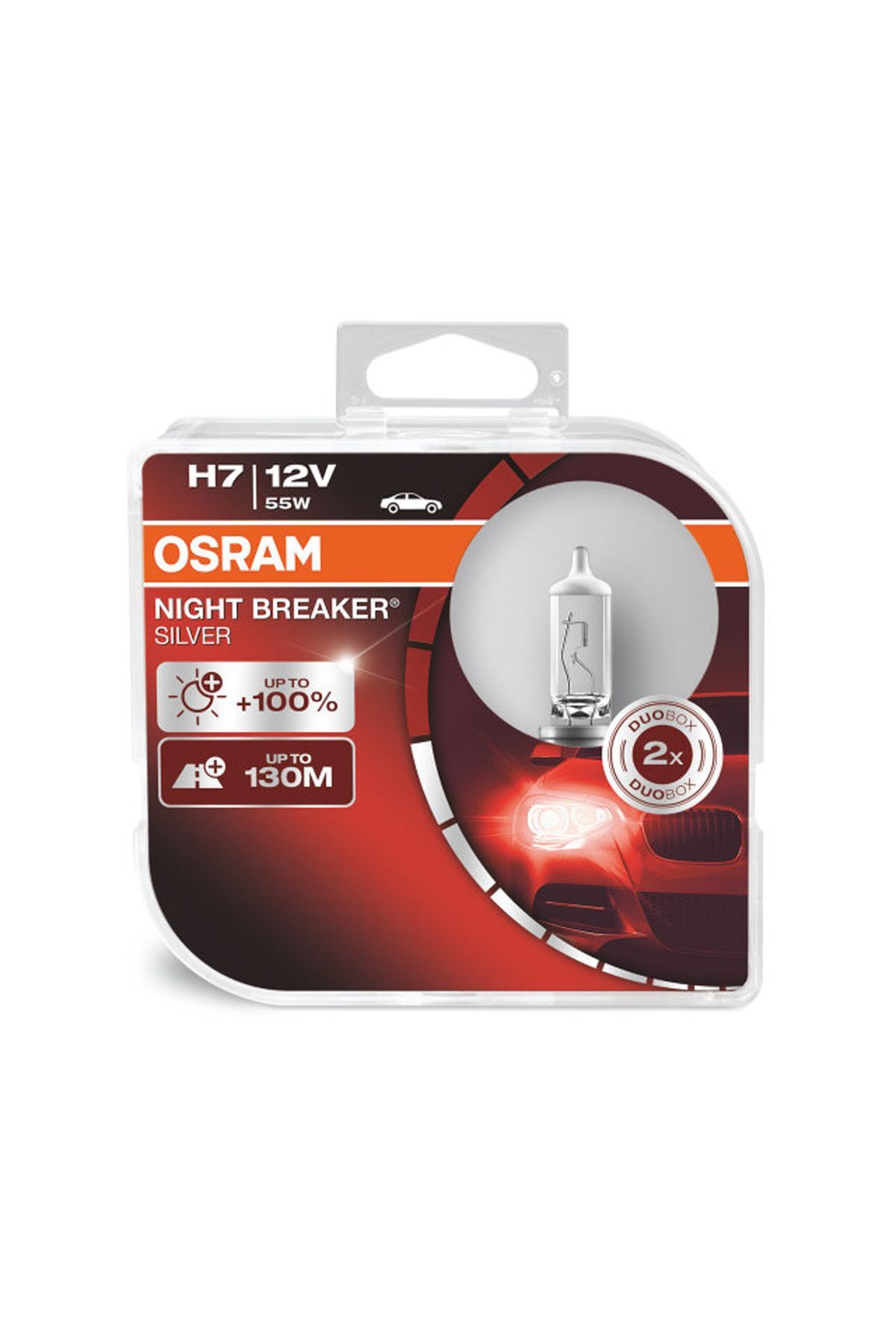 Osram 64210nbs 12v H7 55w Ampul Nıght Breaker Sılver %100 Fazla Işık %130 Görüş(TAKIM)(YASAL HALOJEN)