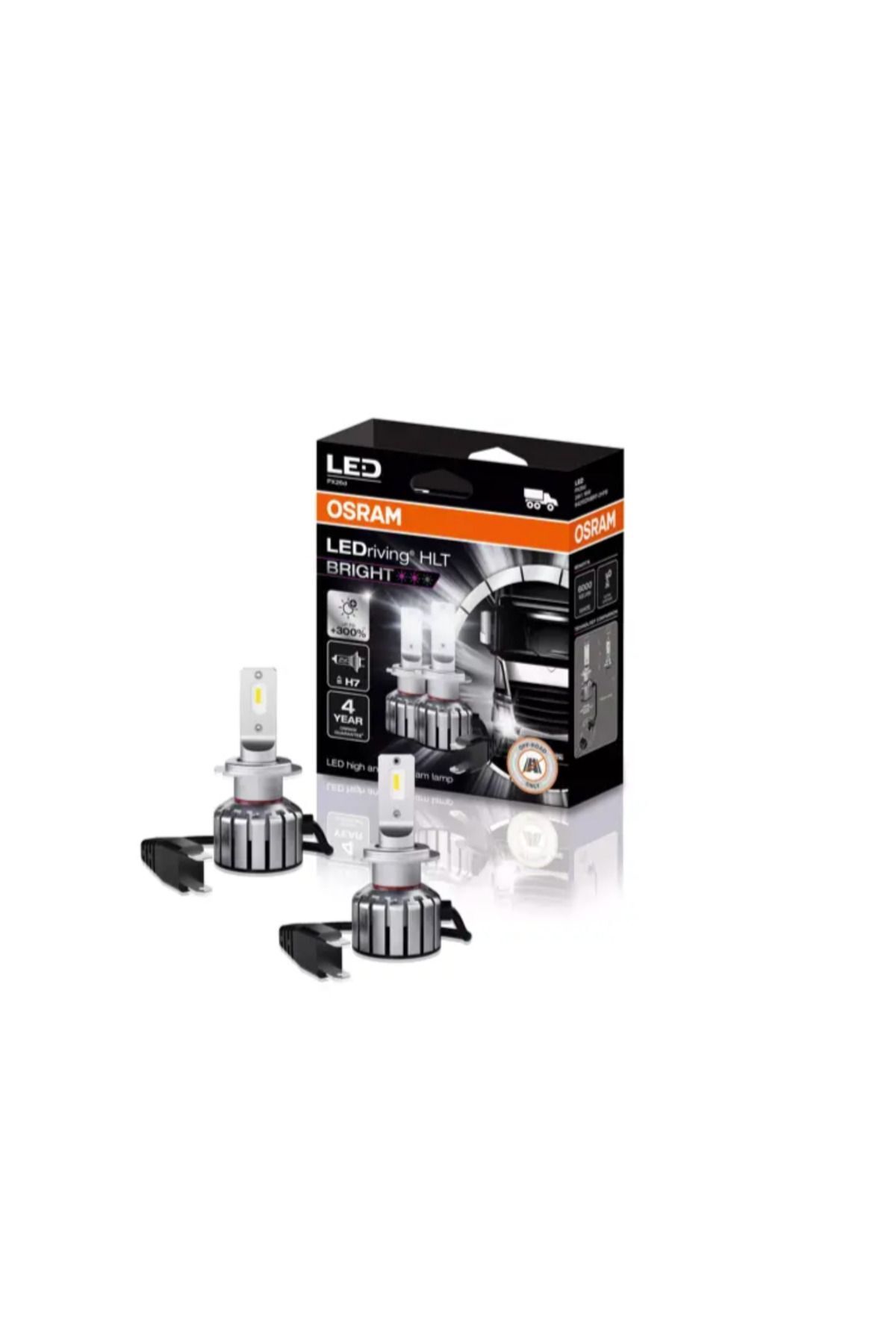 Osram H7 24V Bright + %300 Fazla Aydınlatma (64215DWBRT-2HFB)