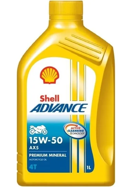 Shell Advance 4t Ax5 15W50 1 L