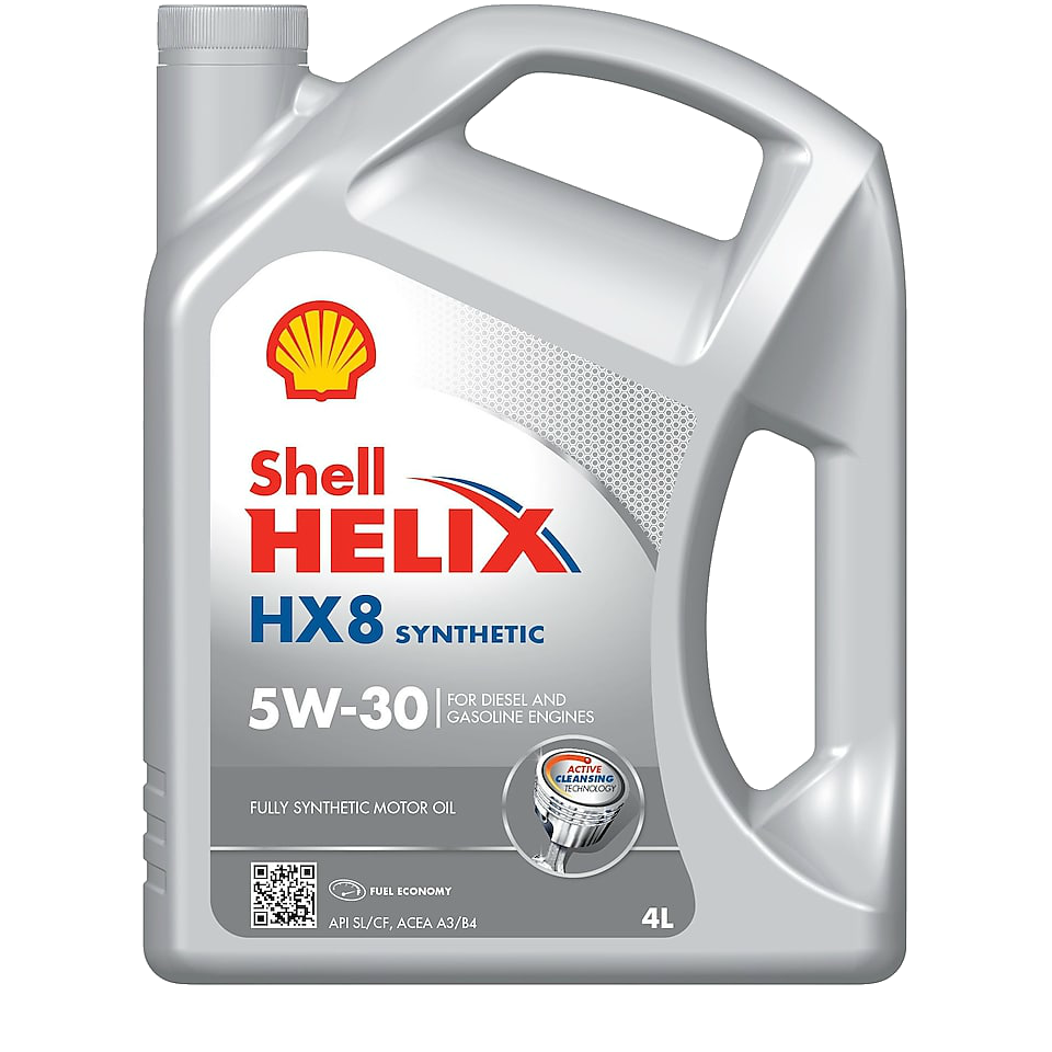 Shell Helix HX8 5W-30 Tam Sentetik Motor Yağı 4 L