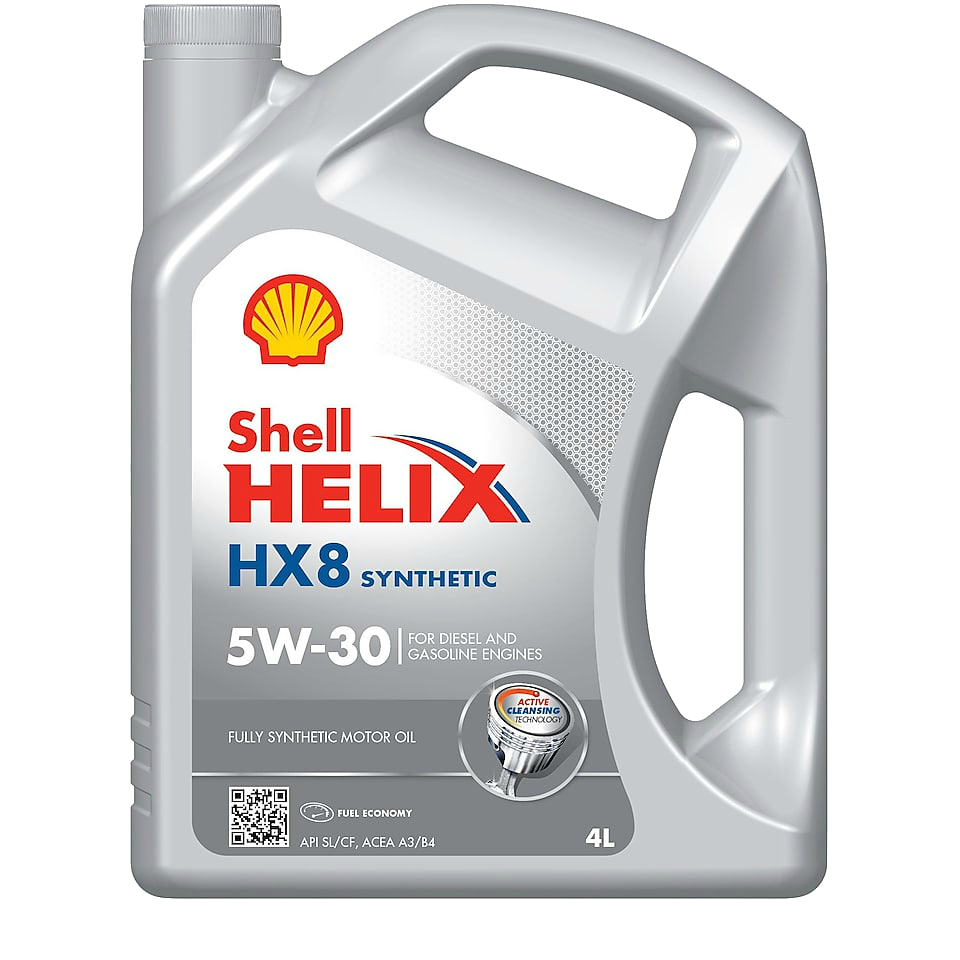 Shell Helix HX8 5W-30 Tam Sentetik Motor Yağı 4 Litre