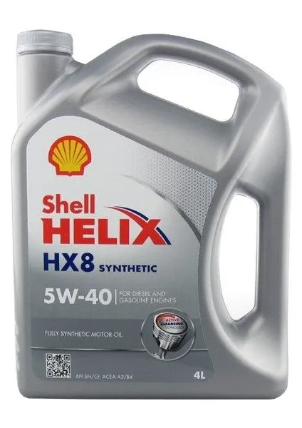 Shell Helix HX8 5W-40 Motor Yağı 4 L