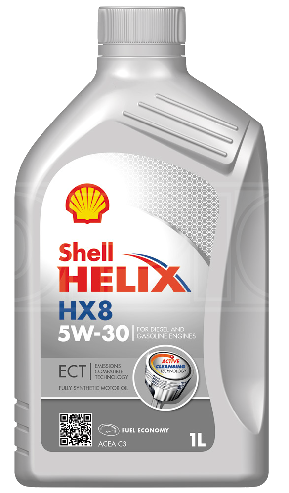 Shell Helix HX8 ECT C3 5W-30 Dpf Partiküllü Tam Sentetik Motor Yağı 1 L