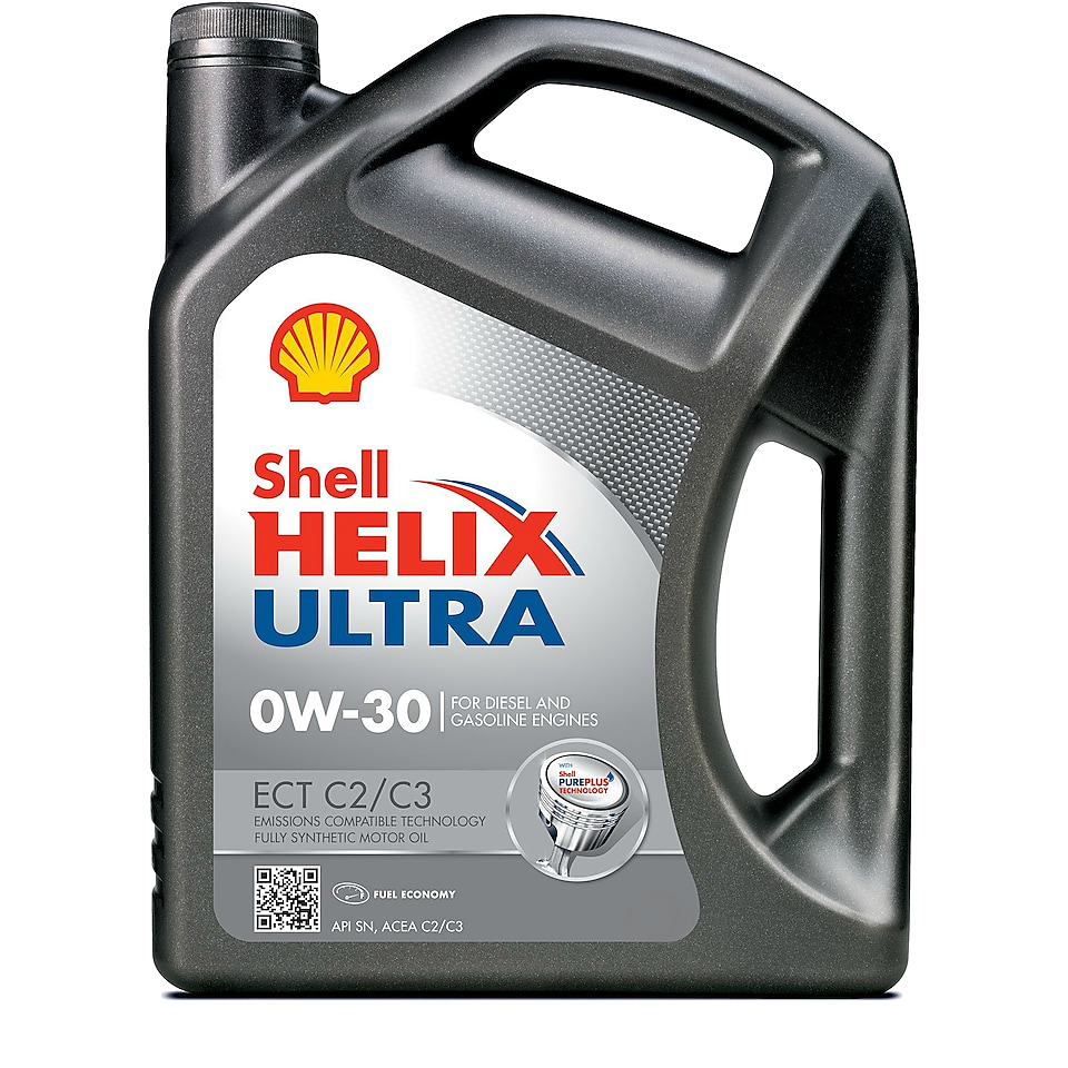 Shell Helix Ultra ECT C2-C3 0W-30 Tam Sentetik Motor Yağı 5 L