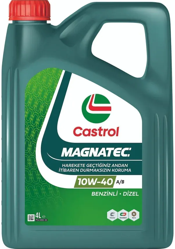 Castrol Magnatec 10W-40 A/B Yarı Sentetik Motor Yağı 4 L