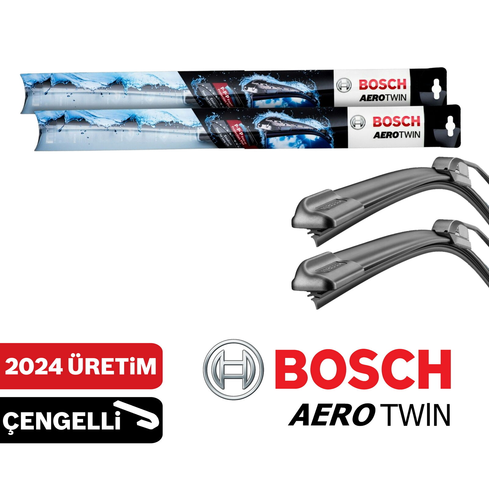 Bosch Geely Emgrand 2012-2018 Aerotwin Silecek Takımı