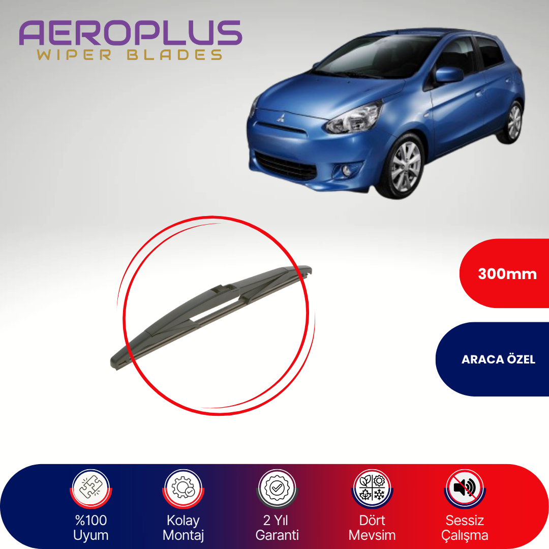 Aeroplus Mitsubishi Space Star 2012-2020 Arka Silecek