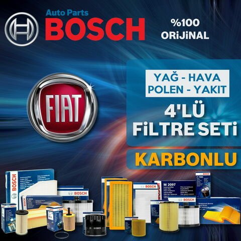 Bosch Fiat Bravo 1.6 Multijet Filtre Bakım Seti 2008-2014 4KP
