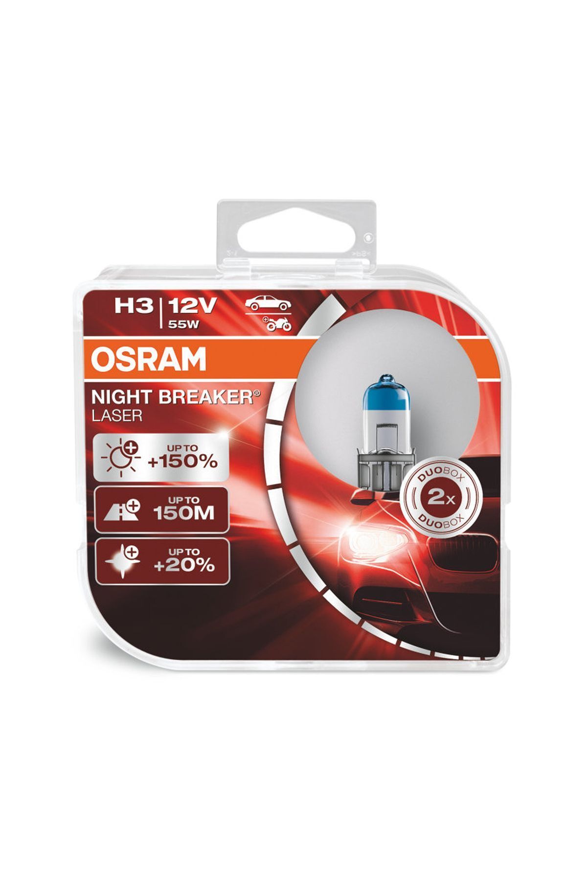 Osram Night Breaker Laser H3 Ampul 64151nl - %150 Daha Fazla Işık
