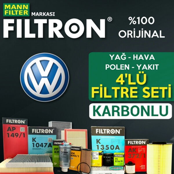 Filtron VW Amarok 2.0 Tdi Filtre Bakım Seti 2011-2019 4KP CNE-CDB-CNA-CNF-CDC-CSH