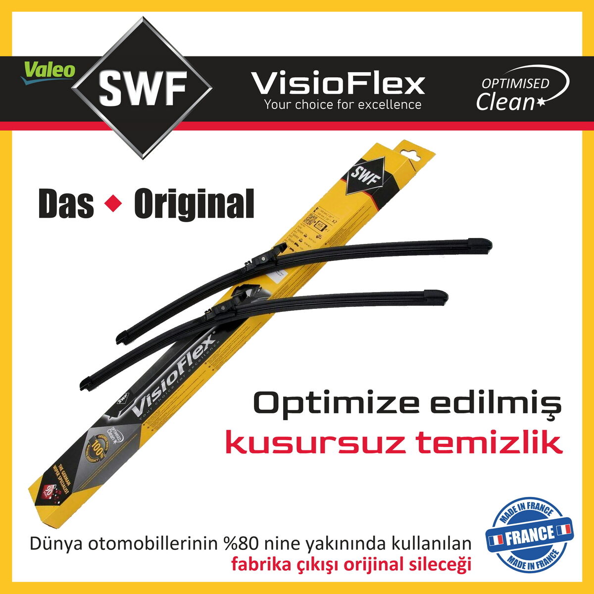Valeo SWF Visioflex Fiat Egea HB 2015-2025 Silecek Takımı