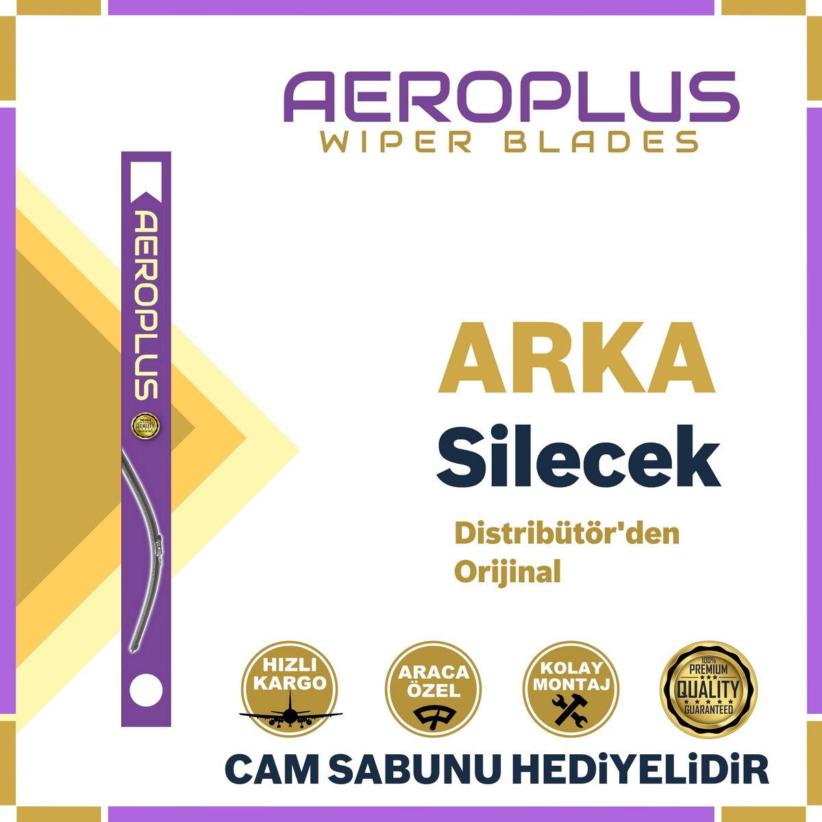 Aeroplus VW Transporter / Caravelle 2015-2020 Arka Silecek
