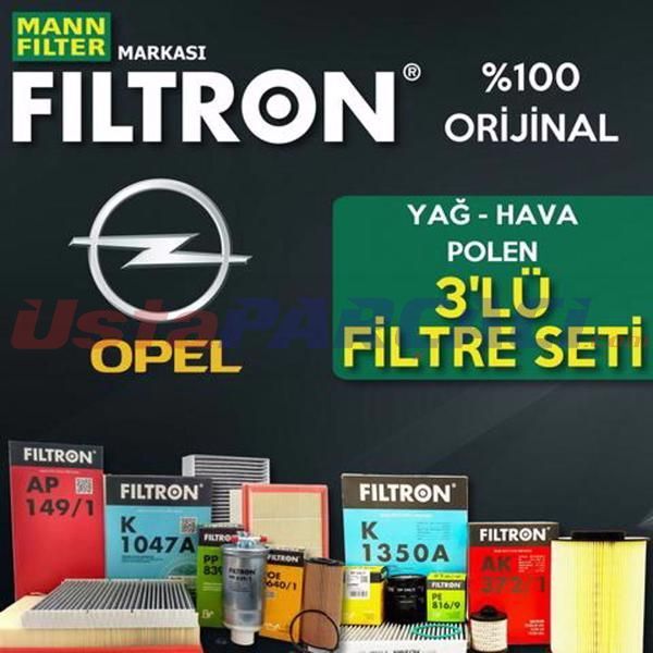 Filtron Opel Astra H 1.3 Cdti Filtre Bakım Seti 2005-2013 3NP