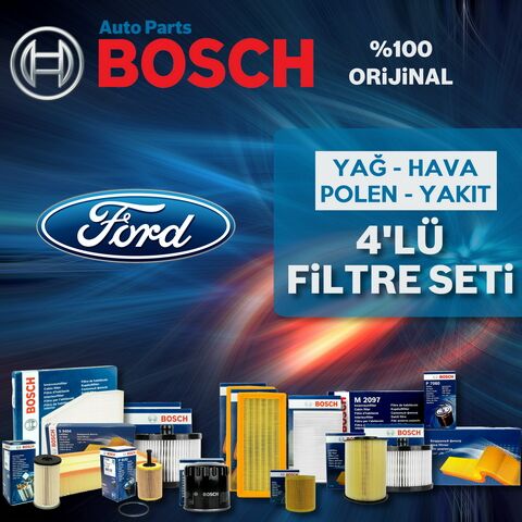 Bosch Ford Transit Connect 1.8 Tdci Filtre Bakım Seti 2002-2013 4NP