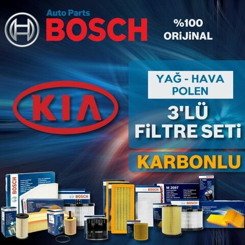 Bosch Kia Sportage 1.6 Gdi Filtre Bakım Seti 2010-2016 3KP