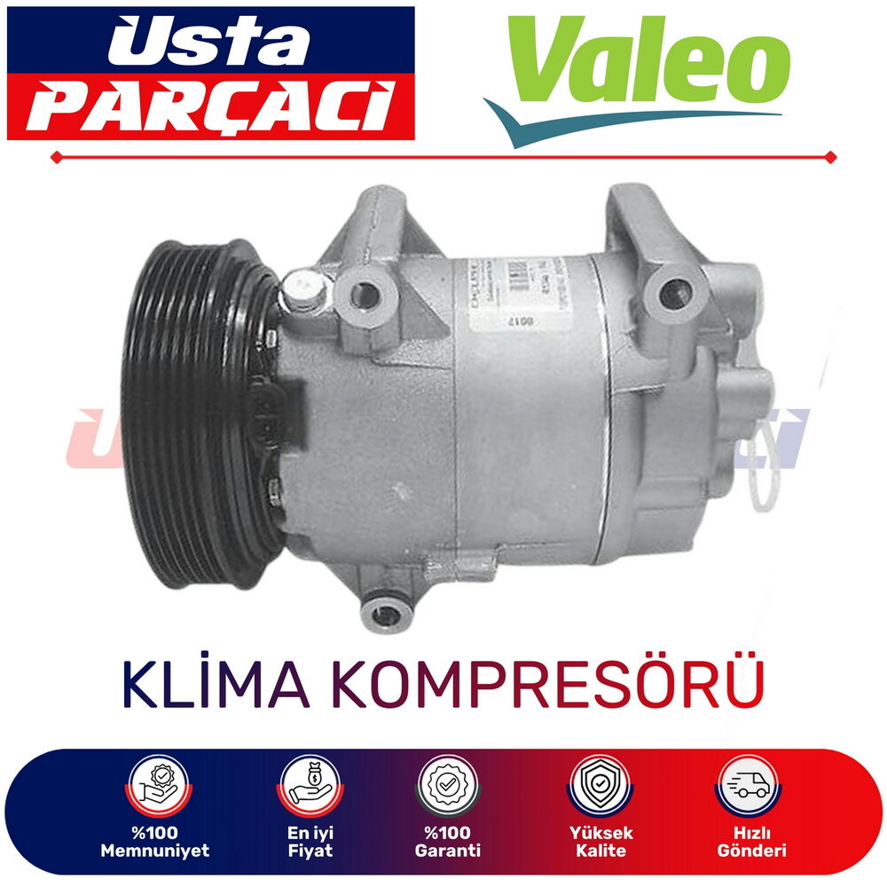 Valeo Renault Grand Scenic 2004-2009 Klima Kompresörü