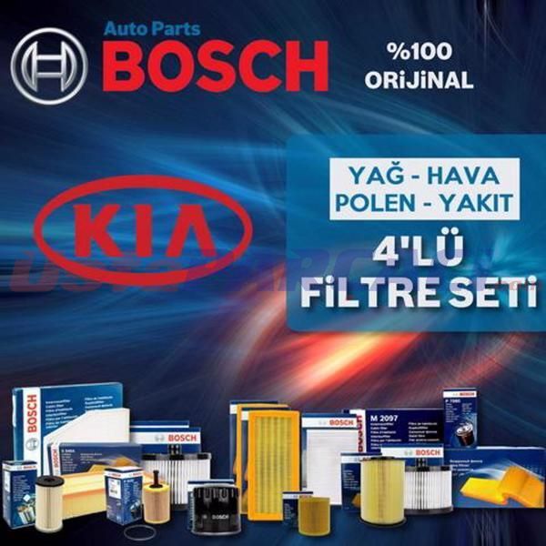 Bosch Kia Sorento 2.5 Crdi 140hp Filtre Bakım Seti 2003-2006 4NP