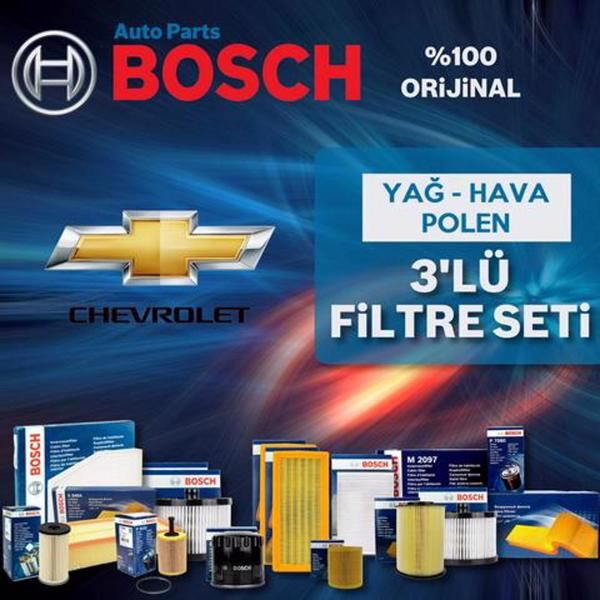 Bosch Chevrolet Cruze 1.6 Benzin Filtre Bakım Seti 2010-2013 3NP