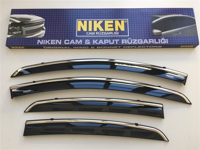 Niken Fiat Linea Kromlu Cam Rüzgarlığı 2007 Sonrası Uyumlu
