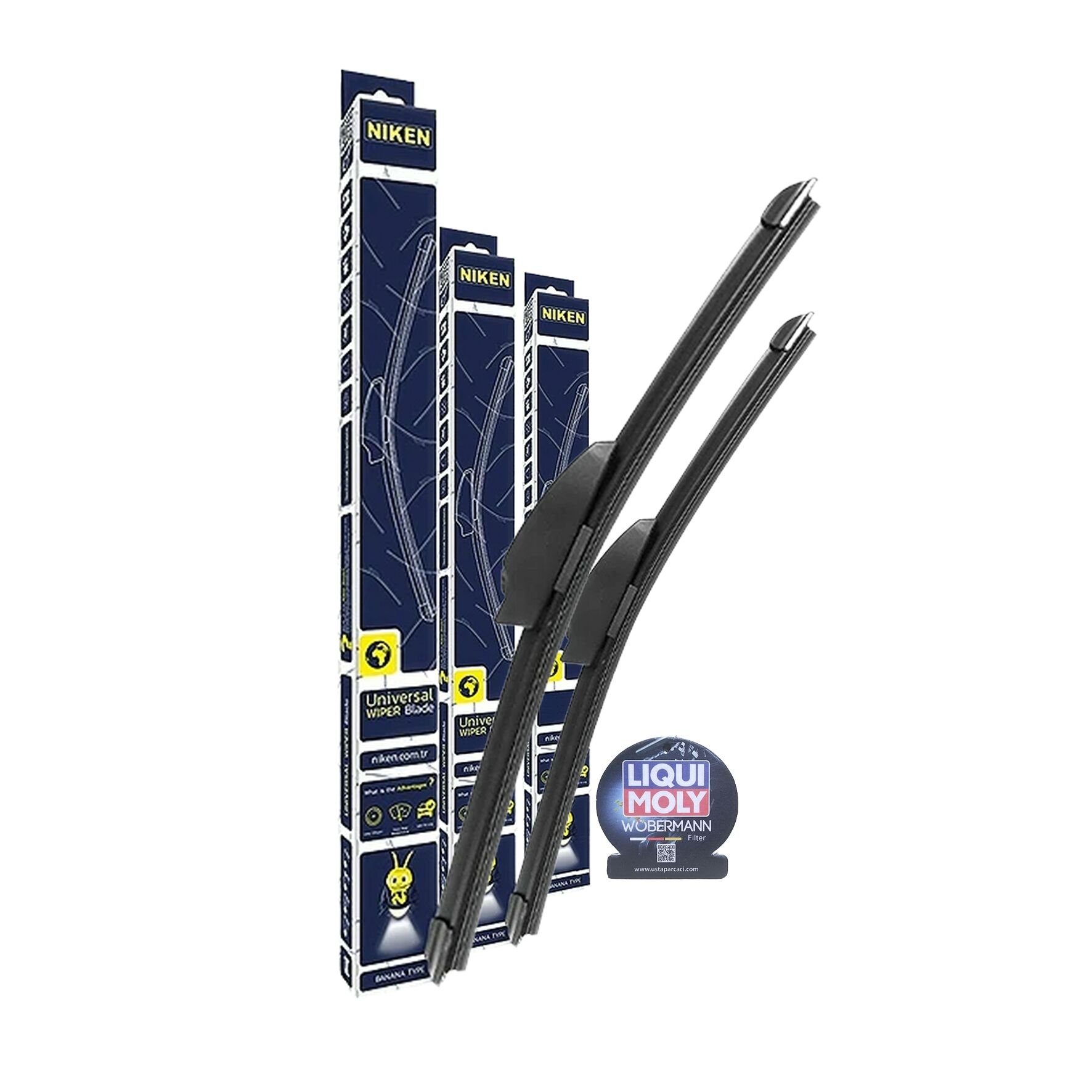 Wöbermann + Niken Kia Sorento Ön Arka Muz Silecek Takımı 2009-2014