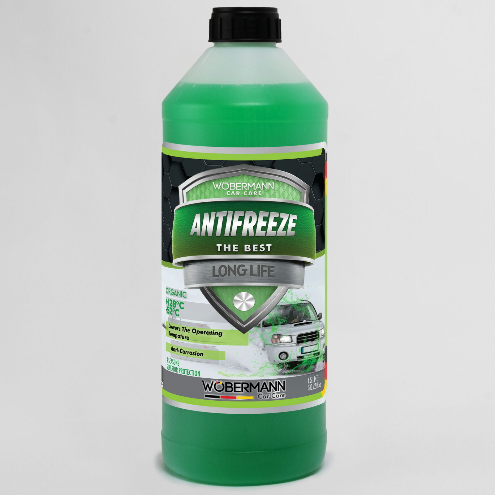 Wöbermann Yeşil Antifriz 4 Mevsim Organik -52°C 1.5 Lt.
