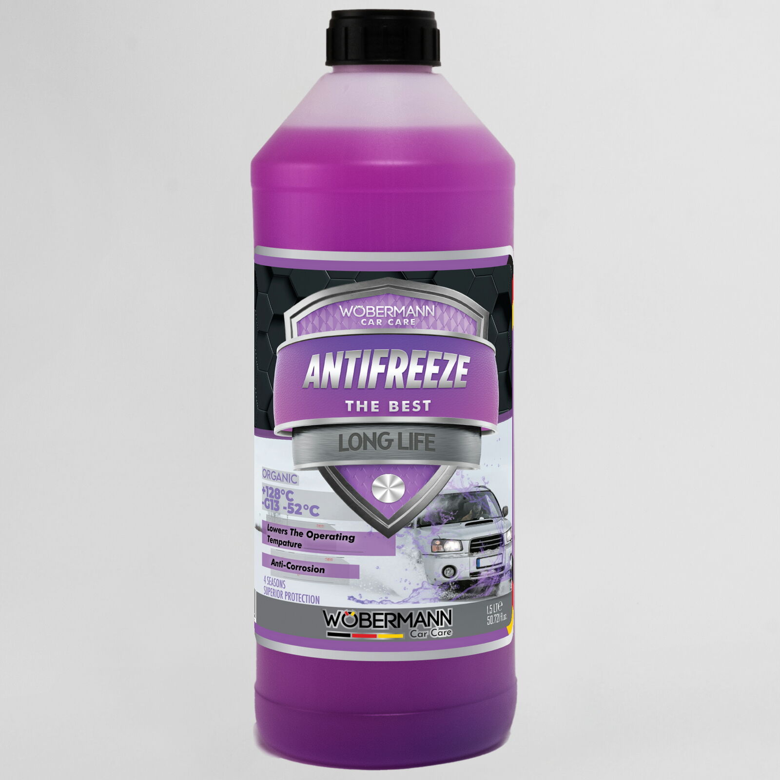 Wöbermann Mor Antifriz 4 Mevsim Organik G13 -52°C 1.5 Lt.