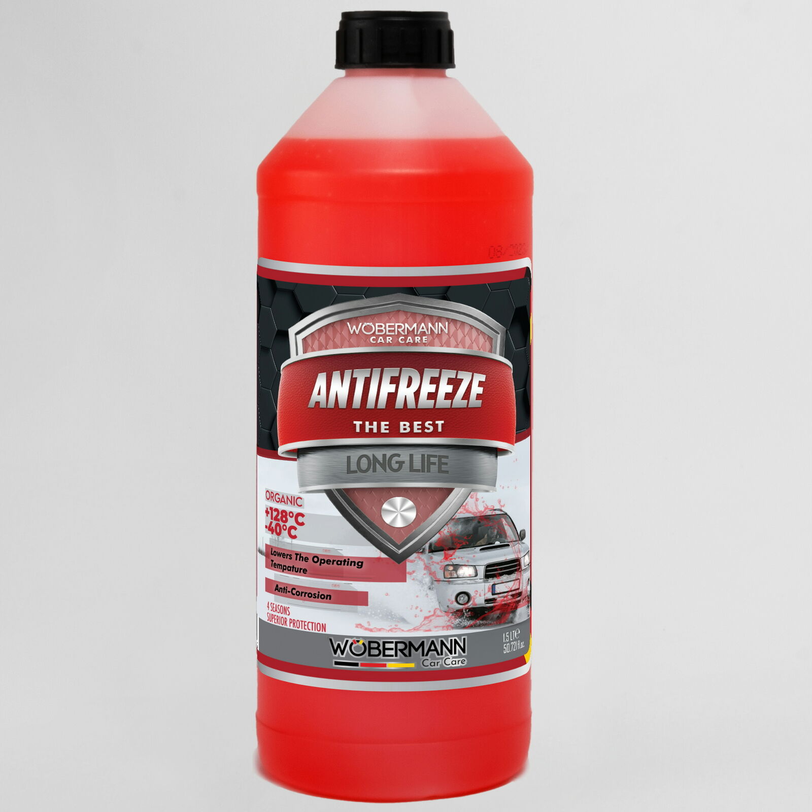 Wöbermann Kırmızı Antifriz 4 Mevsim Organik -40°C 1.5 Lt.