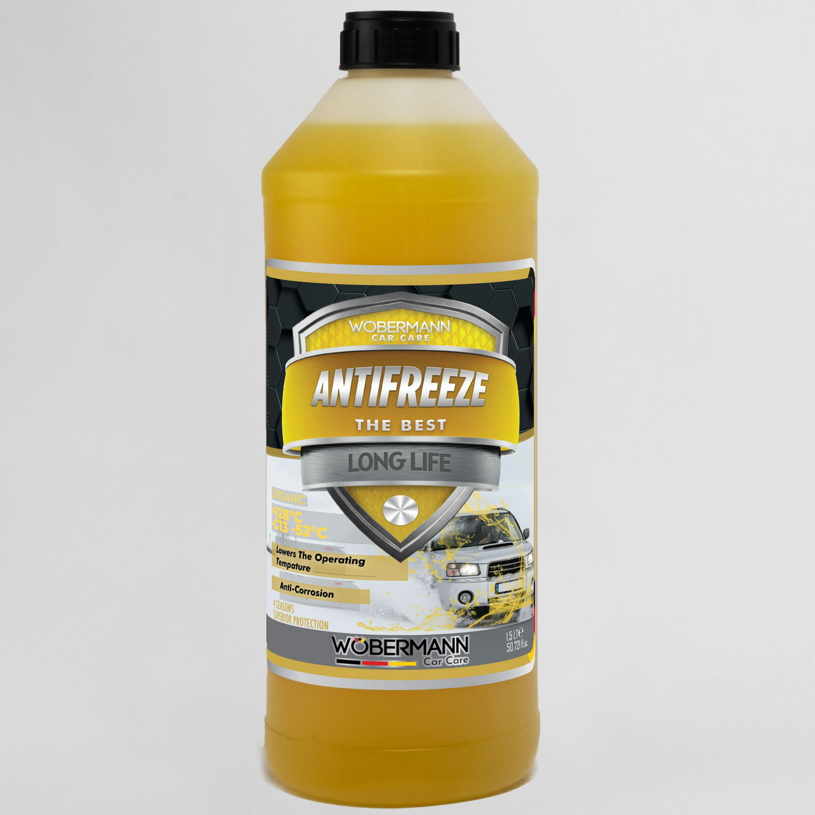 Wöbermann Sarı Antifriz 4 Mevsim Organik G13 -52°C 1.5 Lt.