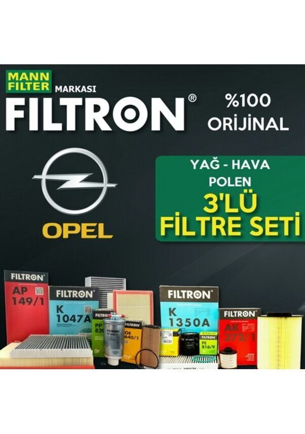 bo Filtre Bakım Seti 2009-2020 3NP