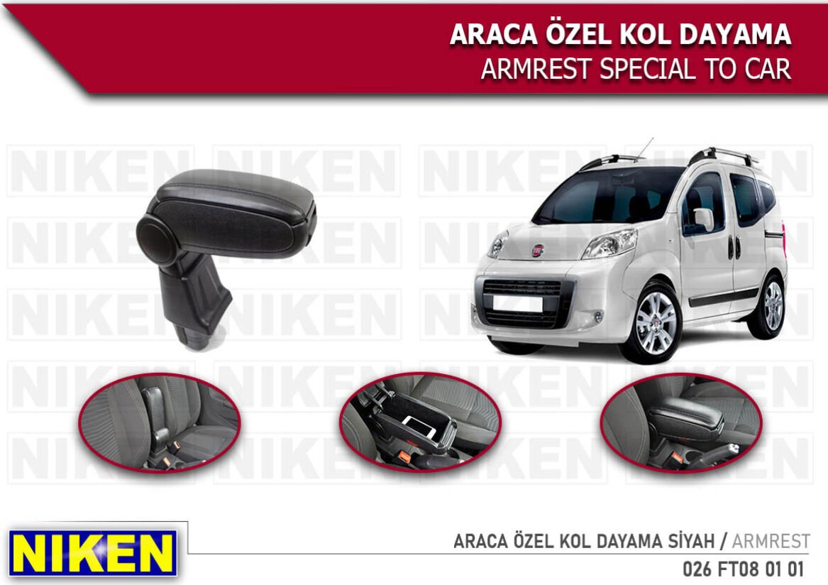 Niken Fiat Fiorino Araca Özel Kol Dayama Kolçak 2008 Sonrası