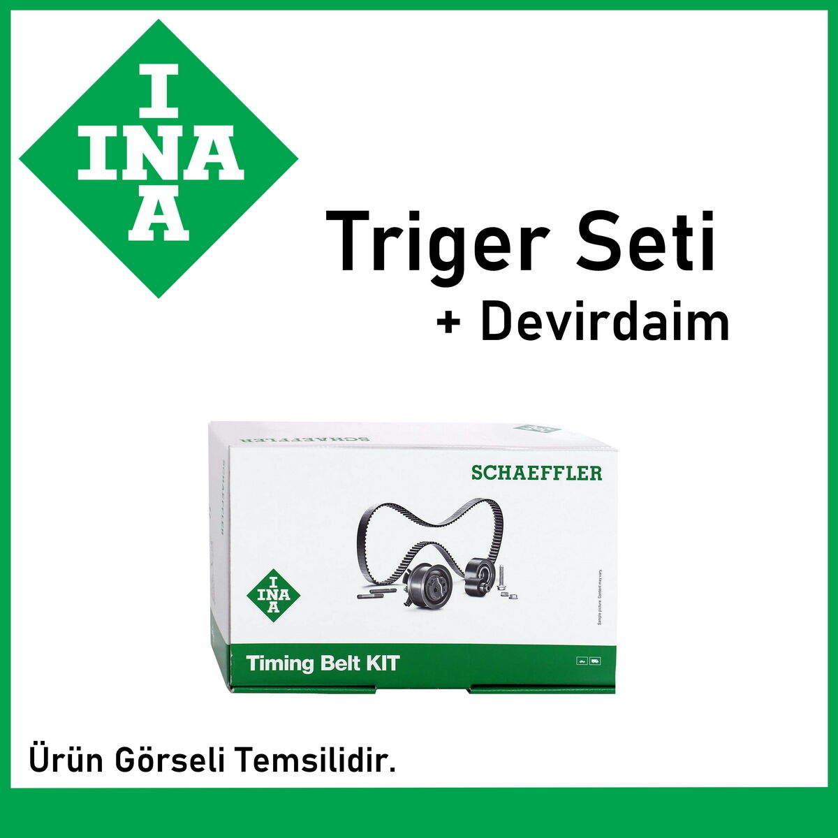 İna Citroen C4 Picasso I 1.6 HDi Euro4 Triger Seti Devirdaimli 2007-2013
