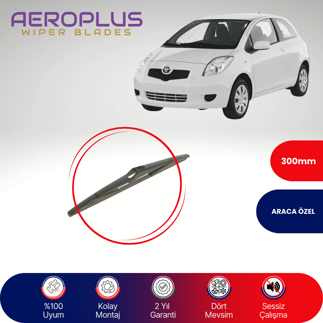 Aeroplus Toyota Yaris 2005-2011 Arka Silecek