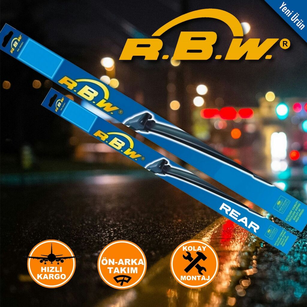 RBW Peugeot 206+ 2009-2003 Ön Arka Muz Silecek Takımı