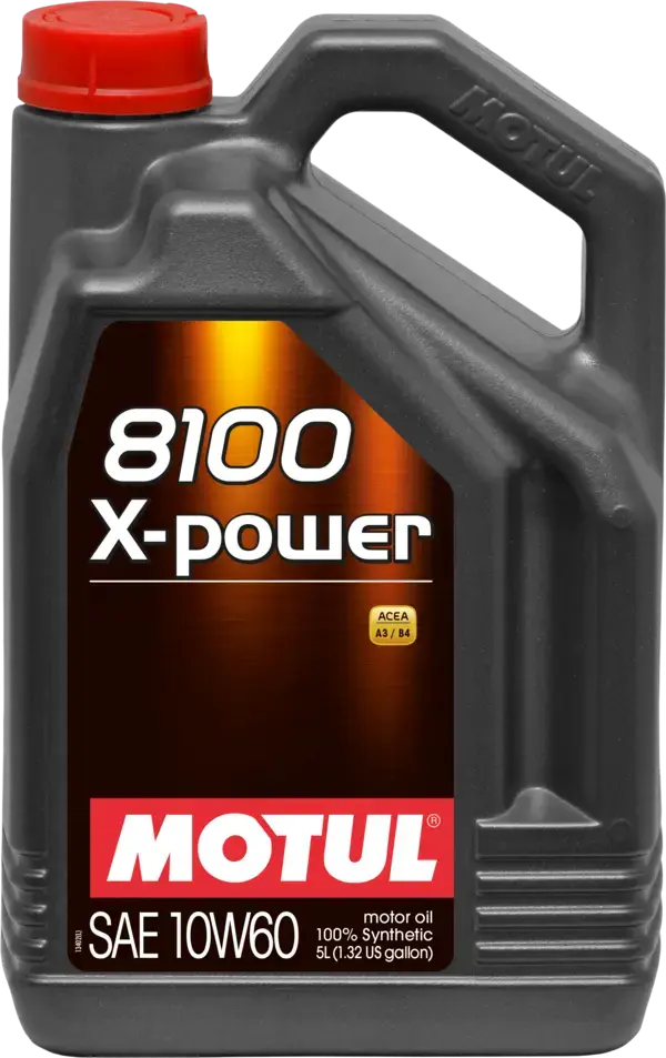 Motul 8100 X-Power 10W-60 Tam Sentetik Motor Yağı 5 Litre