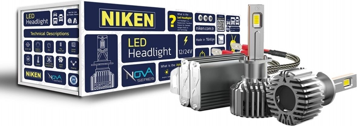 Niken H1 LED Xenon Nova Serisi 90W/12000LM/6500K