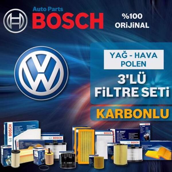 Bosch VW Jetta 1.4 Tsi Filtre Bakım Seti 2015-2018 3KP CZC-CZD