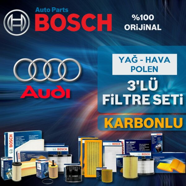 Bosch Audi A1 1.6 Tdi Filtre Bakım Seti 2011-2013 3KP