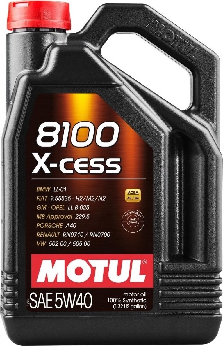 Motul 8100 X-Cess 5W-40 5 Litre Motor Yağı