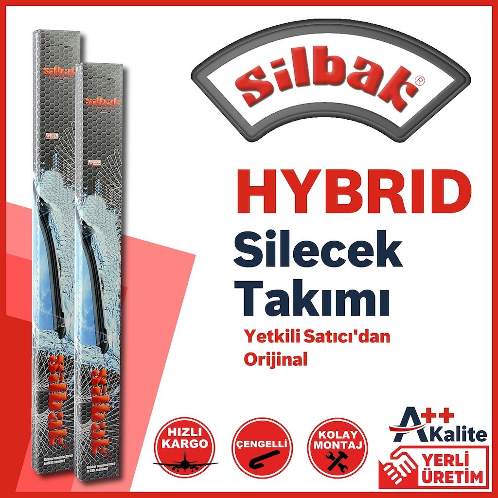 Silbak VW Golf 4 1997-2002 Hybrid Silecek Takımı