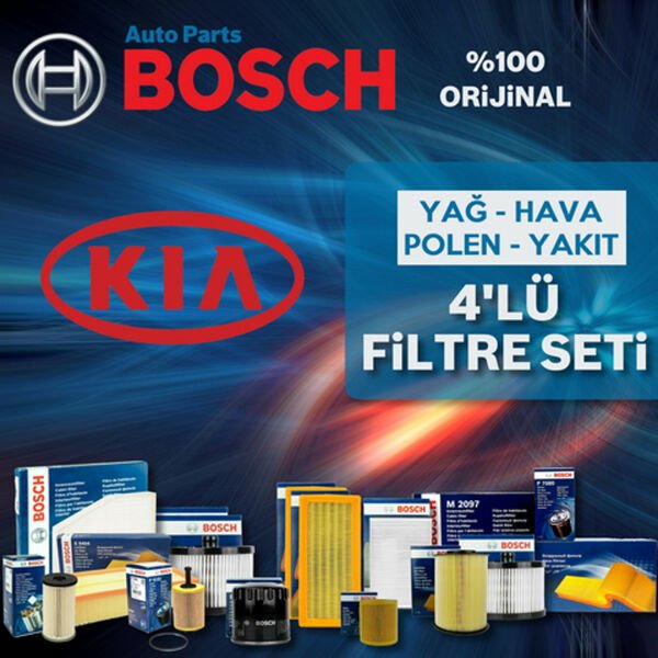 Bosch Kia Rio 1.5 Crdi Filtre Bakım Seti 2005-2011 4NP