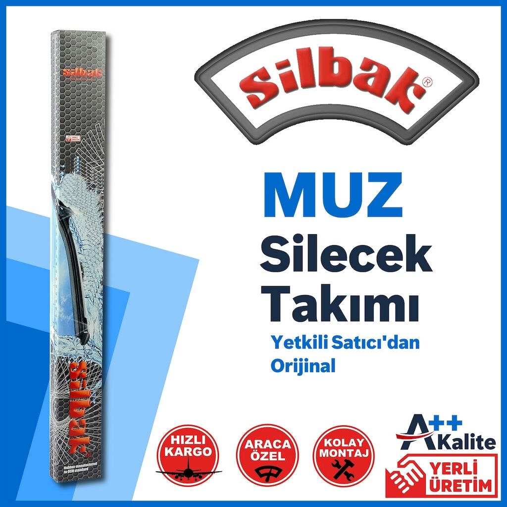 Silbak Audi A3 2013-2020 Muz Silecek Takımı