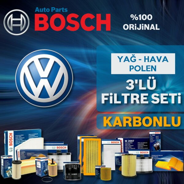 Bosch VW Passat 2.0 Tdi Filtre Bakım Seti 2011-2014 3KP CAY-CFF-CFG-CLL