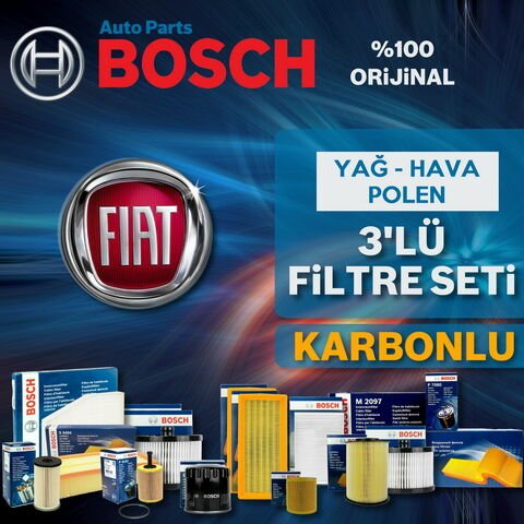 Bosch Fiat Bravo 1.6 Multijet Filtre Bakım Seti 2008-2014 3KP
